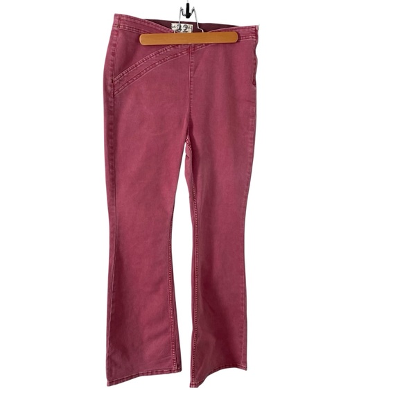 We The Free Juliet Flare Pink Jeans Women's Size 32 - Picture 2 of 4